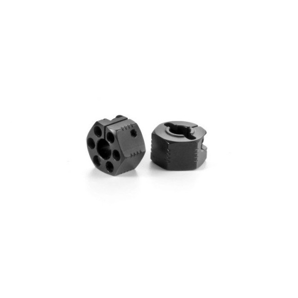 XB4 Hexagones de roue 12mm  +3.00mm (2) - XRAY - 365358