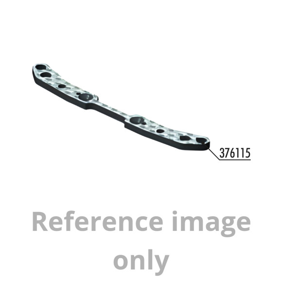 X1 CARBON REAR BRACE FOR SIDE SPRINGS & UPSTOP - XRAY - 376115