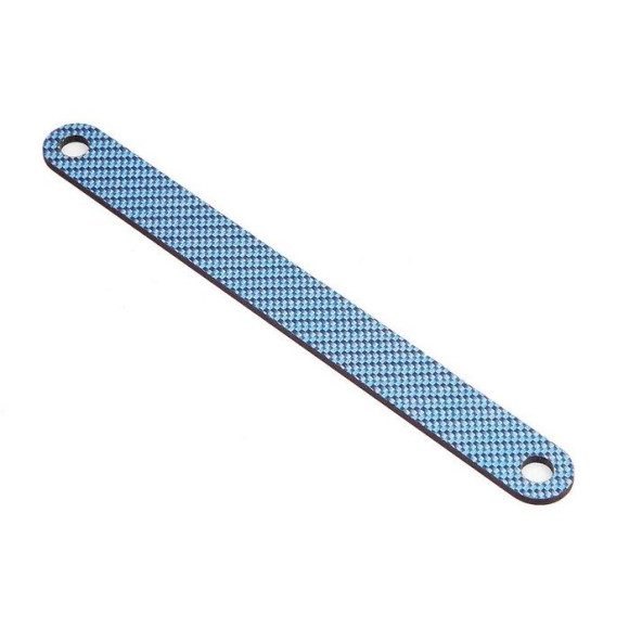 Barrette d'accus carbone Bleue - XRAY - 386111