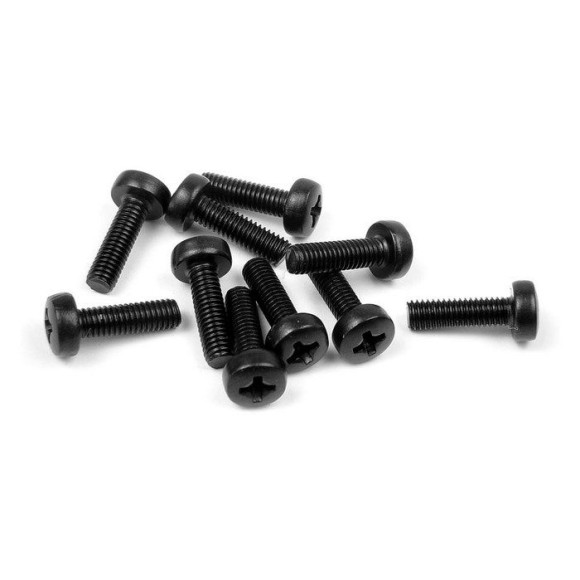 SCREW PHILLIPS M3x10  (10) - 907310 - XRAY