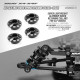 Coupelle d'amortisseur alu Noire XLP (4) - XRAY - 308033-K