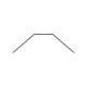 XB2 ANTI-ROLL BAR REAR - SHORT - 1.2 MM - XRAY - 323492