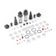 XB8 Amortisseurs arrière complet 55mm (2) - XRAY - 358211