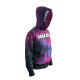 HUDY SWEATER HOODED ZIPPER - HD GRAPHICS (XL) - HUDY - 285502XL