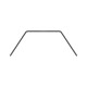 X4 Barre anti-roulis arrière 1.6mm - XRAY - 303836