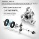 ALU ULTRA-LIGHTWEIGHT DRIVE FLANGE ONE-WAY BEARING - XRAY - 335532