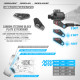 XB8 CARBON STEERING PLATE - 3 DOTS (1+1) - XRAY - 352368