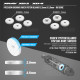 Pistons d'amortisseurs 2.5mm vierge - 13mm - XRAY - 368033