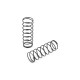 REAR BIG BORE CONICAL SPRING-SET L57.5MM - 5 DOTS (2) - XRAY - 368485