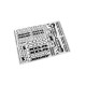 XRAY XB8 STICKER FOR BODY - WHITE - 397359 - XRAY