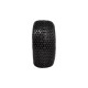Pneus TT 1/8 Miami White collés sur jantes (2) - HOT RACE