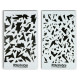 Vinyl stencil - Camo Artic (A + B) - BITTYDESIGN - BDSTC-018
