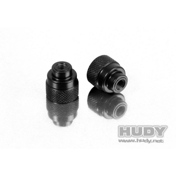 Alu Nut M3 For 1/10 & 1/12 Pan Car Set-Up System (2) - HUDY - 109460