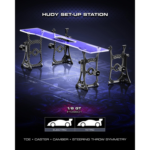 Hudy Set-Up Station For 1/8 Gt - HUDY - 109601