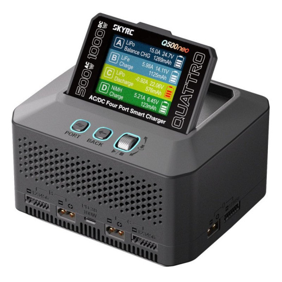 Charger Quattro Q500 Neo AC/DC 25A 1000W - SKYRC - SK100232