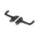 X4F Support de bride arrière carbone - XRAY - 301558