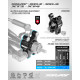 ALU ADJUSTABLE REAR UPRIGHT EXTRA LOWER POSITION - XRAY - 323358