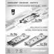 NT1/RX8 CARBON BATTERY PLATE ADJUSTABLE WEIGHT - SET - XRAY - 336157