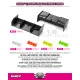Aileron Strike TT 1/8 - Blanc - HUDY - 293580