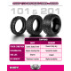 Pneus TT 1/10 avant 2WD Astro - 101A - Soft (2) - HUDY - 812201-S