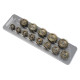 Support pignons M1.0 D5mm - 13 pignons - CORALLY - C-16200