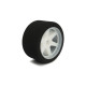 Pneus piste 1/8 avant 66mm 32 Shore sur jantes light (2) - HOT RACE