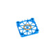 Aluminium safety mesh for 30mm fan - blue - LRP - 501980