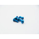  Alloy 7075 Hex Button Screw M3x8 [T-Blue] - 69620 - HIRO SEIKO
