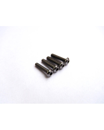  Titanium Hex Socket Button Head Screw M2x10 - HIRO SEIKO - 48017