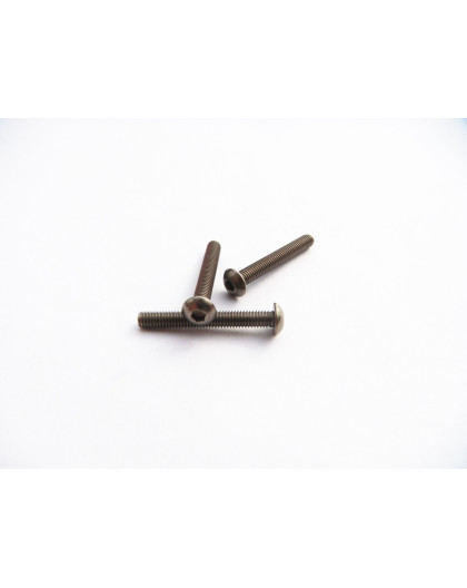  Titanium Hex Socket Button Head Screw M3X23 (2) - HIRO SEIKO - 48109