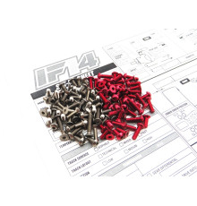 Kit de visserie titane/alu hexagonale IF 14 - HIRO SEIKO - 48169
