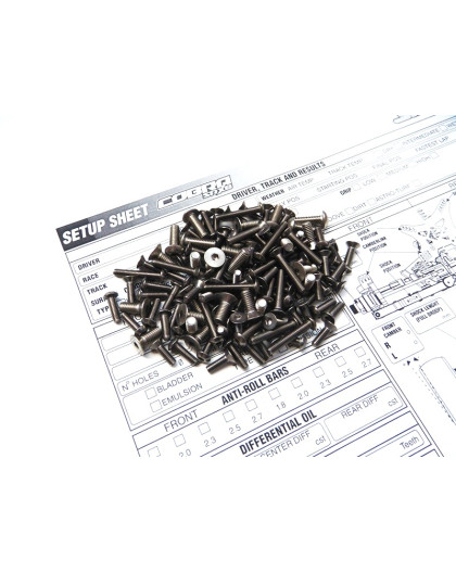  Cobra Srx8 Titanium Hex Socket Screw Set - HIRO SEIKO - 48179