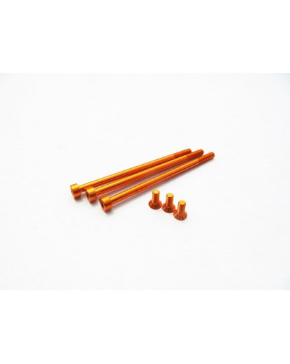  Blitreme Aluminum Screw Set [Orange] - HIRO SEIKO - 48322