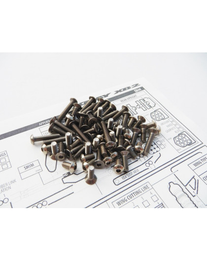 Kit de visserie titane hexagonale XB2C'19 - HIRO SEIKO - 48402