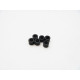  3mm Alloy Spacer Set (2.5T) [Black] - HIRO SEIKO - 48476