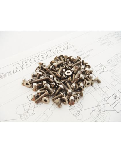  A800mmx Titanium Hex Socket Screw Set - HIRO SEIKO - 48592