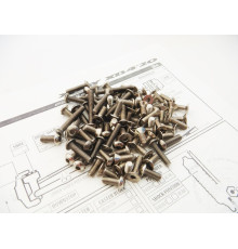 Kit de visserie titane hexagonale XB4'20 - HIRO SEIKO - 48598
