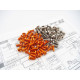 T4'21 Titan/Alum Hex Socket Screw Set Orange - HIRO SEIKO - 48634