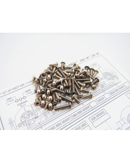 X1'21 Titanium Hex Socket Screw Set - HIRO SEIKO - 48636