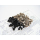 Kit visserie titane/alu hexagonale Noir X1'21 - HIRO SEIKO - 48638