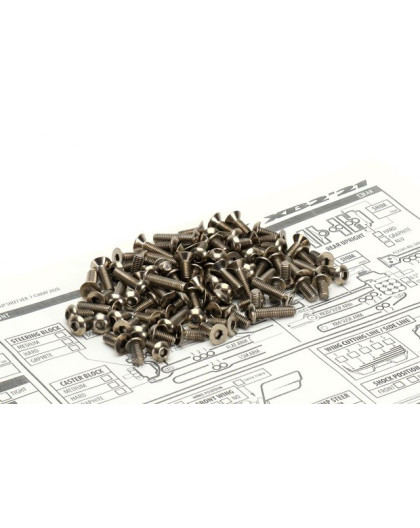 Kit de visserie titane hexagonale XB2'21 - HIRO SEIKO - 48659