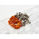 Kit visserie titane/alu hexagonale Orange X12'22 - HIRO SEIKO - 48686