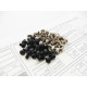 Kit visserie titane/alu hexagonale Noir X12'22 - HIRO SEIKO - 48687