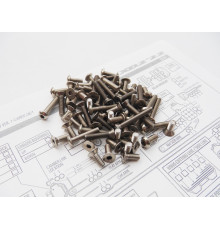 Kit de visserie titane hexagonale XB2C/D'22 - HIRO SEIKO - 48690