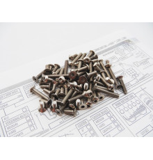 Xb4C/D'22 Titanium Hex Socket Screw Set - HIRO SEIKO - 48691