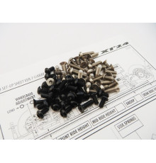 X1'24 Titan/Alum Hex Socket Screw Set Black - HIRO SEIKO - 48909