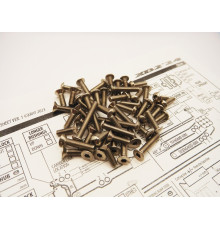 Kit de visserie titane hexagonale XB2C/D'24 - HIRO SEIKO - 48934