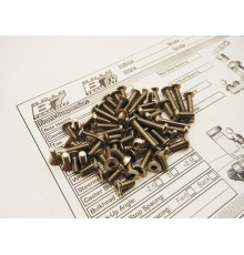 Rc10B7/B7D Titanium Hex Socket Screw Set - HIRO SEIKO - 48942