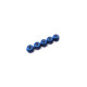  2mm Alloy Nylon Nut [Yokomo-Blue] - HIRO SEIKO - 69214