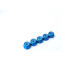  2mm Alloy Nylon Nut [Tamiya-Blue] - HIRO SEIKO - 69213